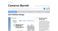 Desktop Screenshot of cameronbarrett.com